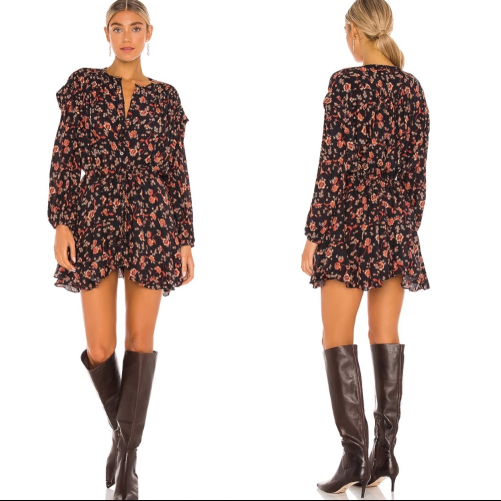 Free People Women's Flower Fields Mini Dress